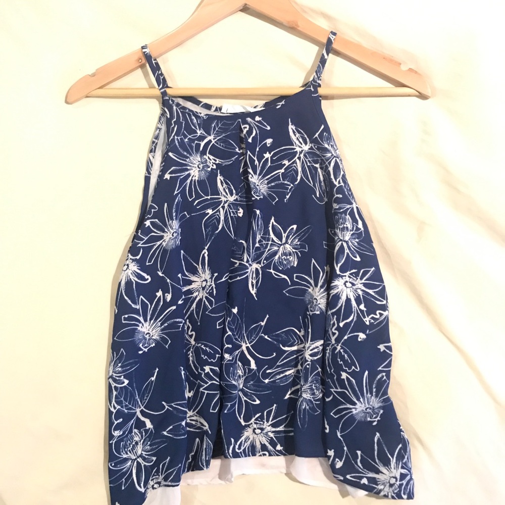 NWOT double layered floral size small